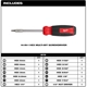 Purchase Top-Quality MILWAUKEE - 48-22-2908 - Hex Multi-Bit Screwdriver pa9