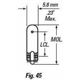 Purchase Top-Quality Lumière d'avertissement de ceinture de sécurité (paquet de 10) de GENERAL ELECTRIC - 74 pa3