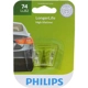 Purchase Top-Quality Lumière d'avertissement de ceinture de sécurité par PHILIPS - 74LLB2 pa39