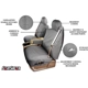 Purchase Top-Quality COVERCRAFT - SS2511PCTN - Tan Seat Covers pa7