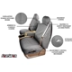 Purchase Top-Quality Seat Cover Or Covers by COVERCRAFT - SS3511PCGY pa3