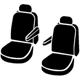 Purchase Top-Quality Couvecrle de siège ou couvercles par FIA - SP87-37BLACK pa2