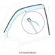 Purchase Top-Quality AUTO VENTSHADE - 194369 - In-Channel Ventvisor Window Deflectors pa2