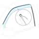 Purchase Top-Quality PUTCO - 580025 - Front and Rear Window Visors pa2