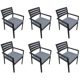 Purchase Top-Quality MOSS - MOSS-0817C - Slats Stackable Chair With Comfortable Curved Back pa1
