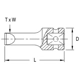 Purchase Top-Quality Slotted Bit Socket by GENIUS - 3460P10 pa2