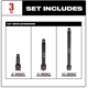 Purchase Top-Quality MILWAUKEE - 49-66-6715 - Impact Duty Extension Set pa2