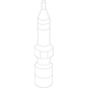 Purchase Top-Quality MOPAR - 68304018AA - Spark Plug pa3