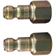 Purchase Top-Quality T-Style 1/4" (F) NPT x 1/4" 40 CFM Steel Quick Coupler Plug, 10 Pieces by MILTON INDUSTRIES INC - 784 pa1