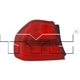 Purchase Top-Quality Tail Light Assembly by TYC - 11-0908-00 pa10