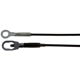 Purchase Top-Quality DORMAN - 38538 - Tailgate Cable Set pa3