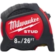 Purchase Top-Quality MILWAUKEE - 48-22-9726 - 8m/26ft Tape Measure pa1