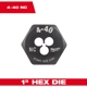 Purchase Top-Quality MILWAUKEE - 49-57-5308 - Hex Threading Die pa3