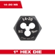 Purchase Top-Quality MILWAUKEE - 49-57-5333 - Hex Threading Die pa2