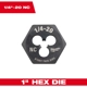 Purchase Top-Quality MILWAUKEE - 49-57-5334 - Hex Threading Die pa3