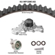 Purchase Top-Quality Timing Belt Kit With Water Pump by DAYCO - WP139K1AS pa3