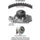 Purchase Top-Quality Timing Belt Kit With Water Pump by DAYCO - WP143K1A pa2