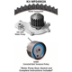 Purchase Top-Quality Timing Belt Kit With Water Pump by DAYCO - WP245K2A pa2