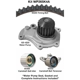 Purchase Top-Quality Timing Belt Kit With Water Pump by DAYCO - WP265K4A pa2
