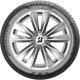 Purchase Top-Quality ALENZA SPORT A/S RFT by BRIDGESTONE - 19" Tire (235/55R19) pa2