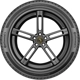Purchase Top-Quality CONTINENTAL - 19" Tire (235/40R19) - ProContact RX - SIL (ContiSilent) All Season Tire pa4