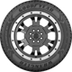 Purchase Top-Quality WRANGLER STEADFAST HT by GOODYEAR - 17" Tire (225/65R17) pa3