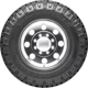 Purchase Top-Quality GOODYEAR - 312022142 - 17" Tire WRANGLER DURATRAC (245/70R17) pa1
