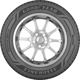 Purchase Top-Quality GOODYEAR - 413031582 - 19" Tire ASSURANCE COMFORTDRIVE (255/50R19) pa3
