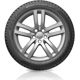 Purchase Top-Quality WINTER I*CEPT IZ2 by HANKOOK - 17" Tire (225/50R17) pa4