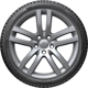 Purchase Top-Quality WINTER I*CEPT EVO3 X by HANKOOK - 19" Tire (245/50R19) pa2