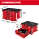 Purchase Top-Quality MILWAUKEE - 48-22-8447 - 3-Drawer Tool Box pa3