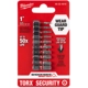 Purchase Top-Quality MILWAUKEE - 48-32-4618 - Impact Torx Security Hex Bit Set pa1