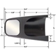 Purchase Top-Quality Towing Mirror by CIPA USA - 11600 pa6