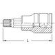 Purchase Top-Quality GENIUS - 442+8112 - 1/2″ Dr. M12 Triple Square Bit Socket 55mmL pa2