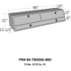 Purchase Top-Quality Truck Bed Side Rail Tool Box by WESTIN - 80-TBS200-96D pa1