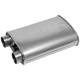 Purchase Top-Quality DYNOMAX - 17676 - Aluminized Steel Oval Gray Exhaust Muffler pa1