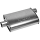 Purchase Top-Quality DYNOMAX - 17744 - Aluminized Steel Oval Gray Exhaust Muffler pa1