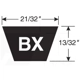 Purchase Top-Quality GATES - BX140 - Tri-Power Belt pa2