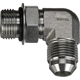 Purchase Top-Quality GATES - G60312-0505 - Male O-Ring Boss to Male JIC 37° Flare 90° Adapter pa1
