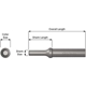 Purchase Top-Quality AJAX TOOLS - A1620 - Brazier Head Rivet Bit pa2