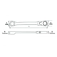 Purchase Top-Quality APEX TOOLS - 86133 - Double Box End Wrench pa2