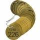Purchase Top-Quality BRADY - 23525 - Stamped Brass Valve Tags CHW Chilled Water pa1