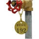 Purchase Top-Quality BRADY - 23525 - Stamped Brass Valve Tags CHW Chilled Water pa3