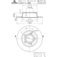 Purchase Top-Quality BREMBO - 25702 - Rear Disc Brake Rotor pa2