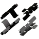 Purchase Top-Quality CARLSON - P898 - Rear Disc Brake Pad Installation Kit pa1