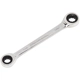 Purchase Top-Quality GEAR WRENCH - 9201D - 5/16" x 3/8" 12-Point Straight Head 72-Teeth Ratcheting Chrome Double Box End Wrench pa1