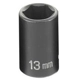 Purchase Top-Quality GREY PNEUMATIC TOOLS - 1013M - 3/8" Drive x 13mm Socket pa1