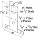 Purchase Top-Quality GROTE INDUSTRIES - 43842 - Universal License Plate Brackets pa3