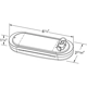 Purchase Top-Quality GROTE INDUSTRIES - 54142 - SuperNova 9-Diode Oval LED Stop Tail Turn Lights pa4