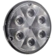 Purchase Top-Quality GROTE INDUSTRIES - 63821-5 - Trilliant™ 36 4.4" 17W Round Black Powder Coated Housing Tractor Plus Beam LED Light Retail Pack pa1